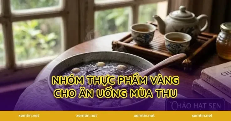 Nhóm Thực Phẩm Vàng Cho Ăn Uống Mùa Thu