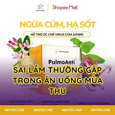 Sai Lầm Thường Gặp Trong Ăn Uống Mùa Thu