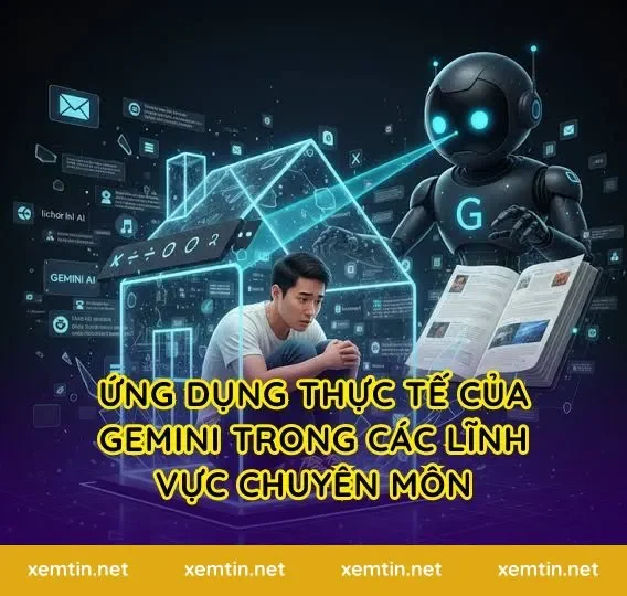 Ứng dụng thực tế của Gemini trong các lĩnh vực chuyên môn